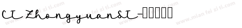 CT ZhongyuanST字体转换
